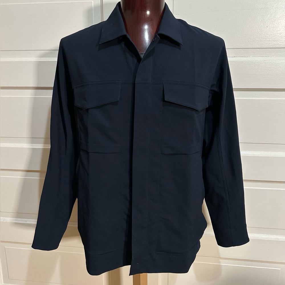 Lululemon Cargo Pocket Shirt Jacket Size L True Navy $168